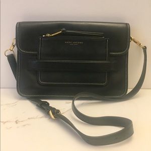 Marc Jacobs Leather Black cross body bag purse